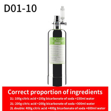 Load image into Gallery viewer, ZRDR Aquarium DIY CO2 Generator System Kit With Pressure Air Flow Adjustment Water Plant Fish Aquarium ValveDiffuserThe reaction