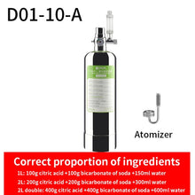 Load image into Gallery viewer, ZRDR Aquarium DIY CO2 Generator System Kit With Pressure Air Flow Adjustment Water Plant Fish Aquarium ValveDiffuserThe reaction