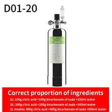 Load image into Gallery viewer, ZRDR Aquarium DIY CO2 Generator System Kit With Pressure Air Flow Adjustment Water Plant Fish Aquarium ValveDiffuserThe reaction