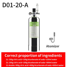 Load image into Gallery viewer, ZRDR Aquarium DIY CO2 Generator System Kit With Pressure Air Flow Adjustment Water Plant Fish Aquarium ValveDiffuserThe reaction