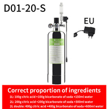 Load image into Gallery viewer, ZRDR Aquarium DIY CO2 Generator System Kit With Pressure Air Flow Adjustment Water Plant Fish Aquarium ValveDiffuserThe reaction