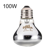Load image into Gallery viewer, Far Infrared Pet Heating Lamp Ceramic Pet Heating Lamp Light Bulb Pet Brooder Chickens Reptile Lamp 25W 50W 75W 100W Heat shield
