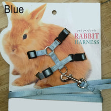 Load image into Gallery viewer, Pet Rabbit Soft Harness Leash Adjustable Bunny Traction Rope for Running Walking WXV Sale
