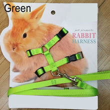 Load image into Gallery viewer, Pet Rabbit Soft Harness Leash Adjustable Bunny Traction Rope for Running Walking WXV Sale
