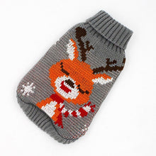 Load image into Gallery viewer, Warm Winter Cartoon Dog Clothes Warm Christmas Sweater For Small Dogs Pet Clothing Coat Knitting Crochet Cloth
