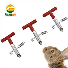 Load image into Gallery viewer, 20 Set/Pcs Nipple Drinkers Rabbit Drinker Rodents Automatic Waterer Drinker Feeder Rabbit Water Nipple Bunny Farm Accessories
